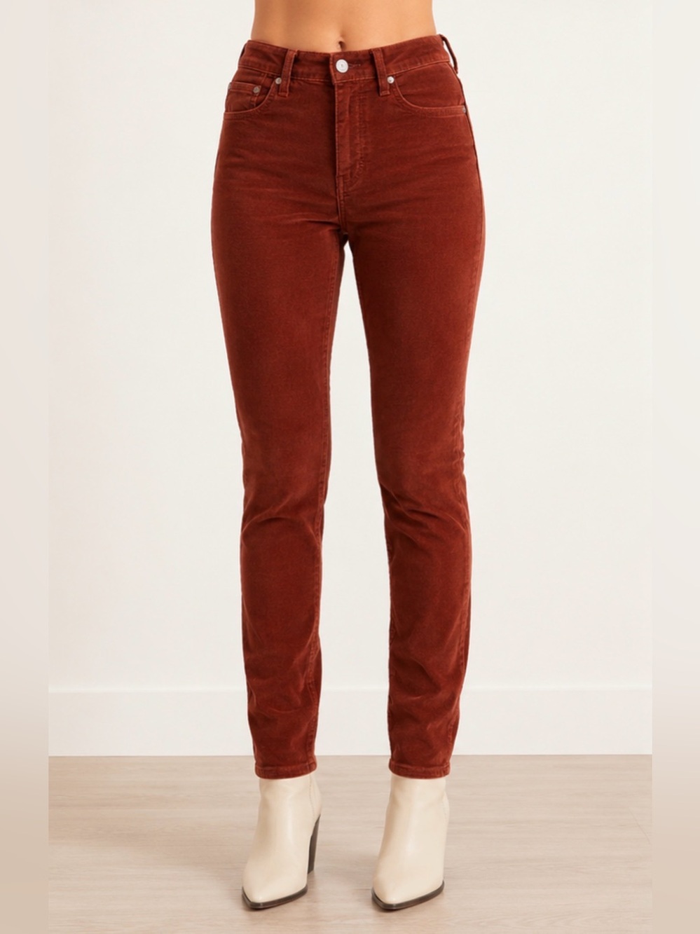AG Farrah Skinny Jeans - Rust/Burnt Orange